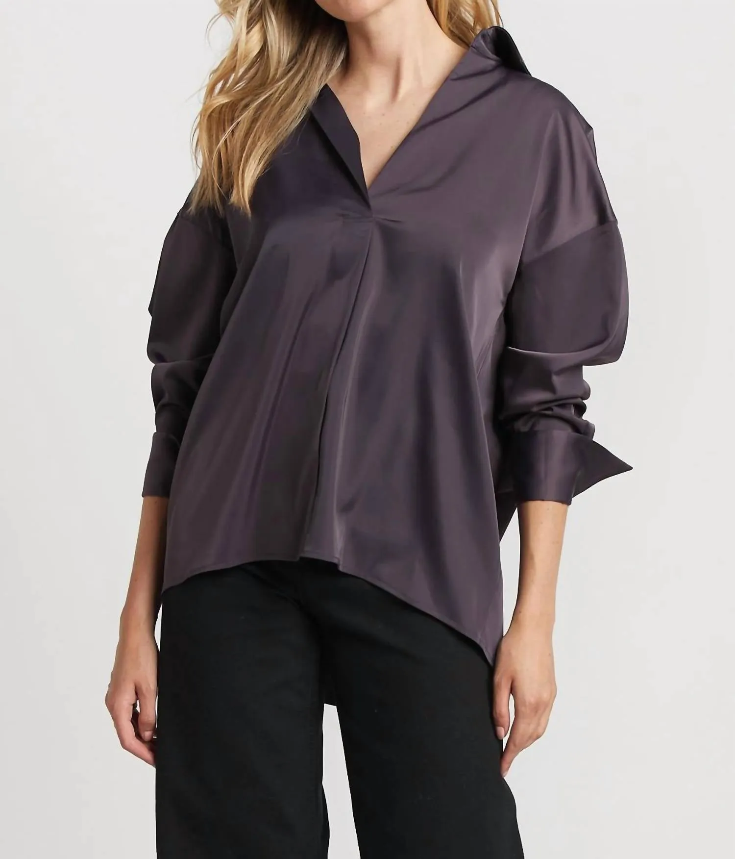 Adroit Atelier - Kay Popover Satin Blouse