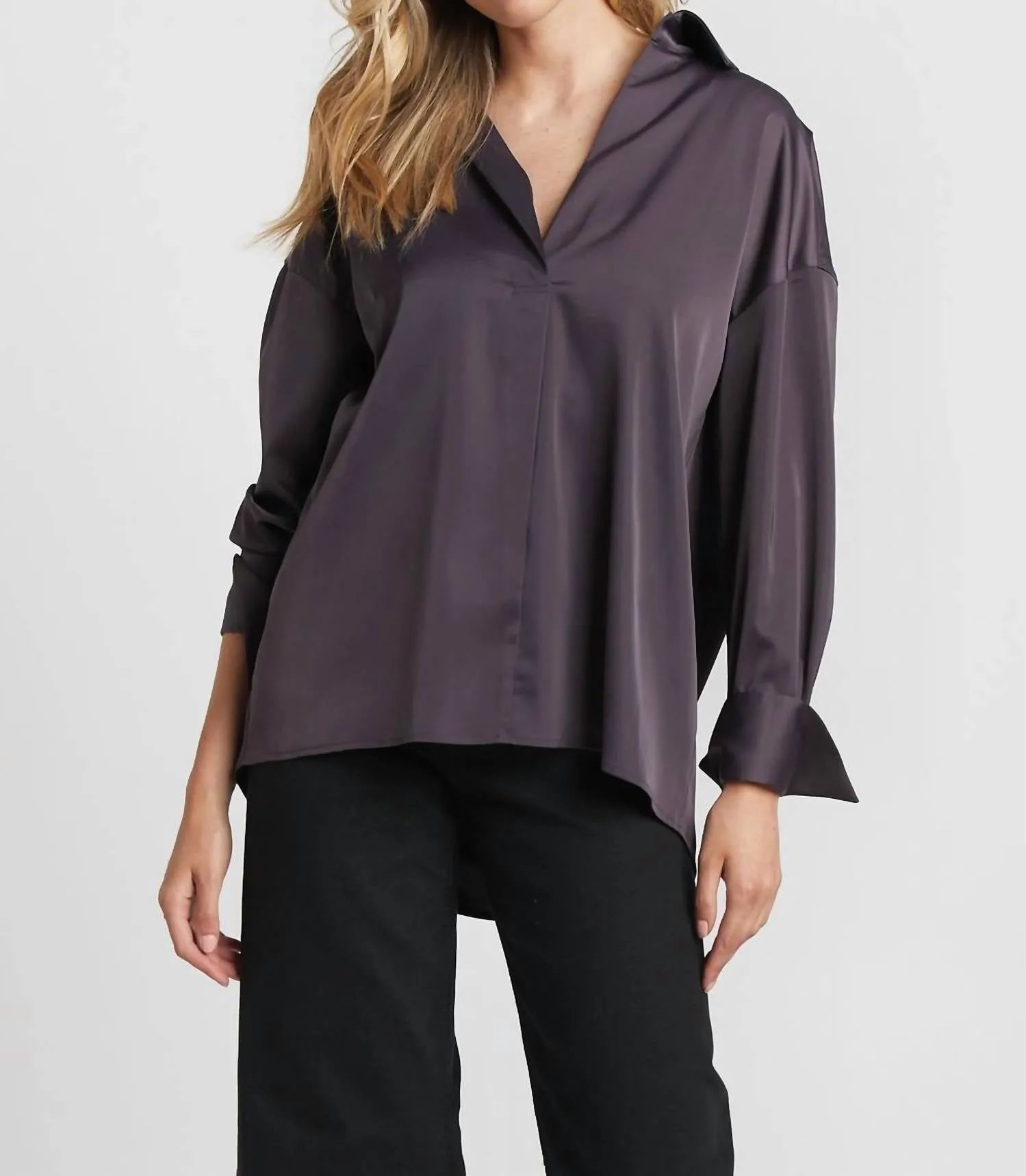 Adroit Atelier - Kay Popover Satin Blouse