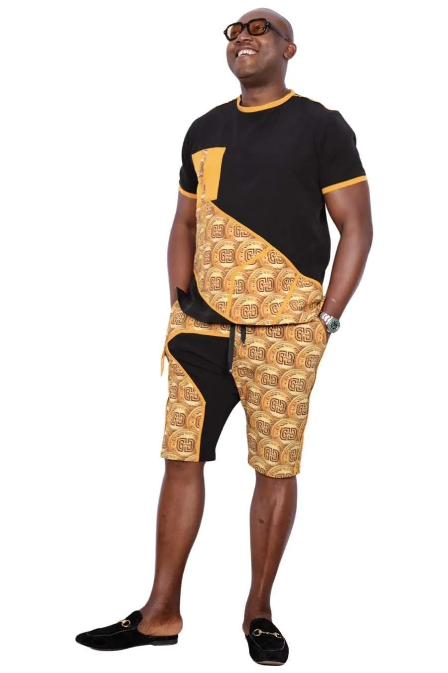 African Native Nigerian Ankara Yellow
