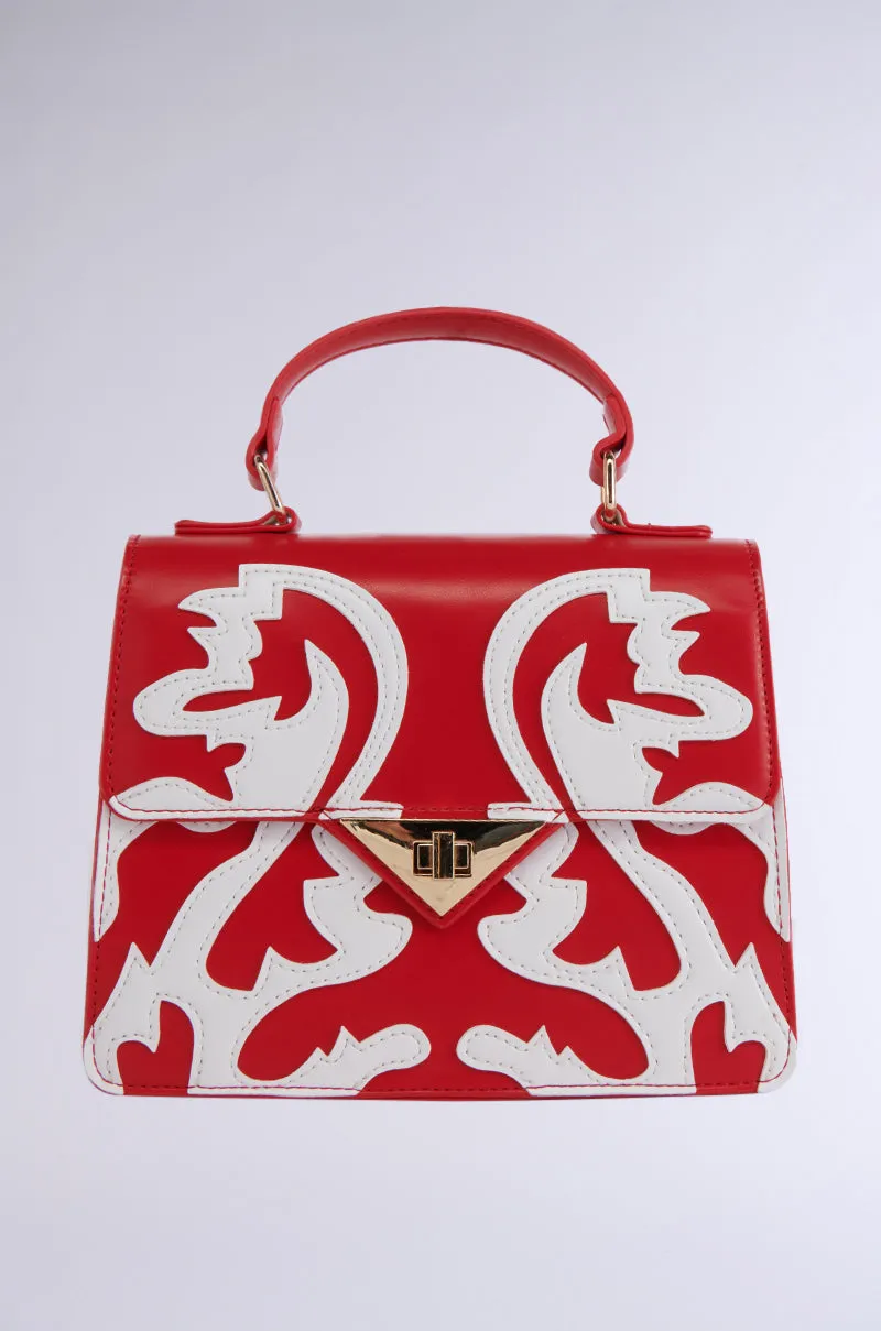 ARIZONA RED WESTERN PURSE