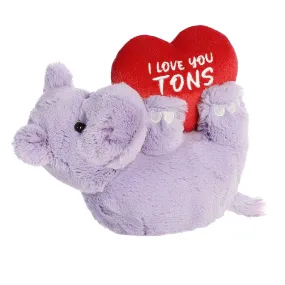 Aurora® - Valentine - I Love You Tons™- 11" Hippo