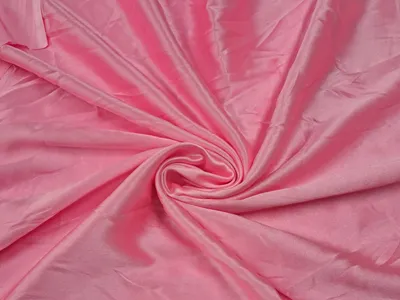 Baby Pink Plain Poly Satin Fabric