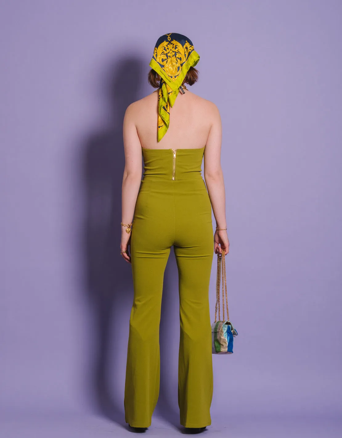 Basic flared trousers