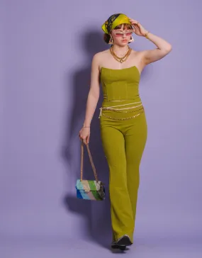 Basic flared trousers