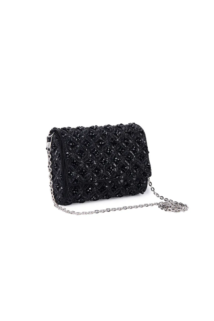 Blackistan Hand-Embroidered Clutch