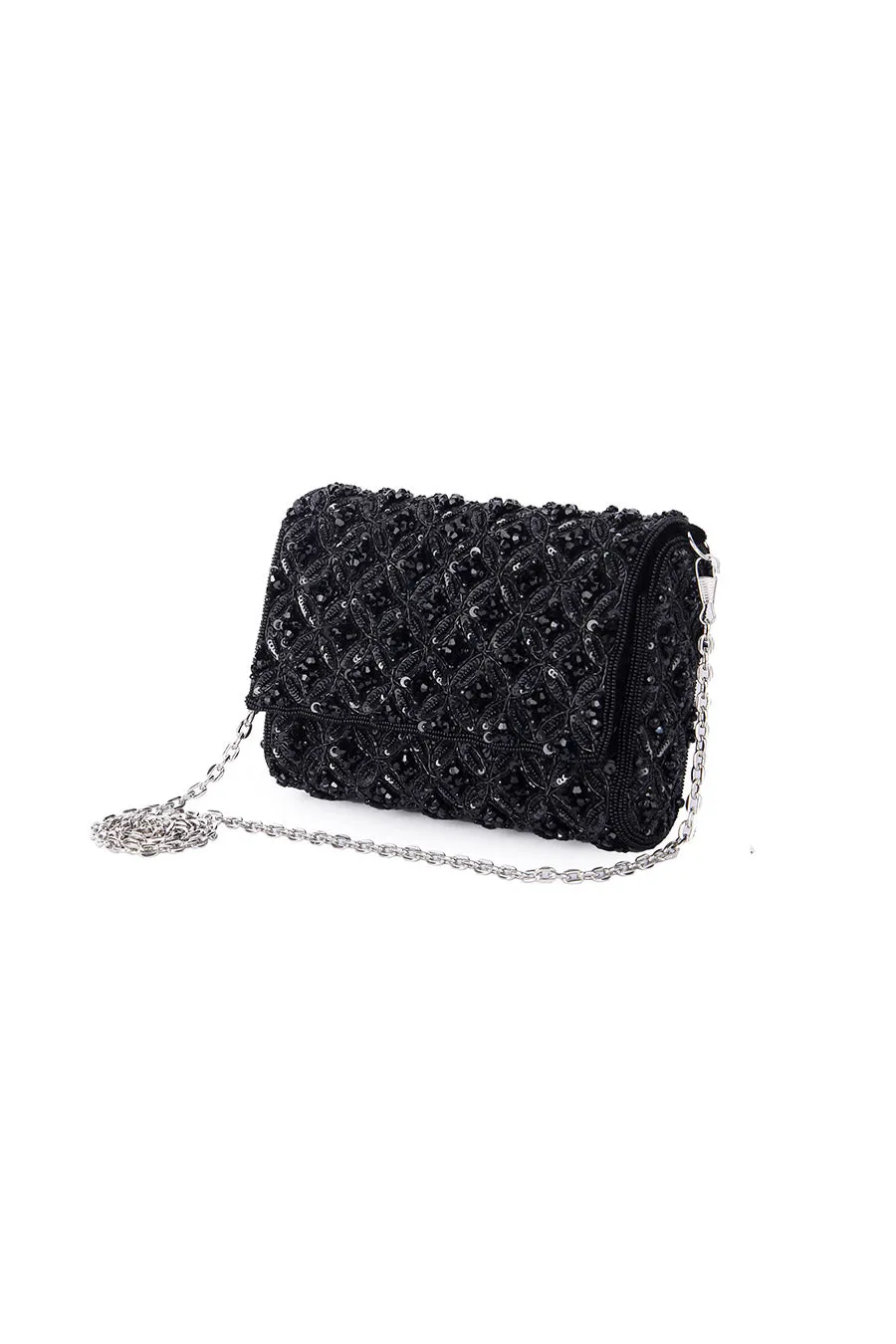Blackistan Hand-Embroidered Clutch
