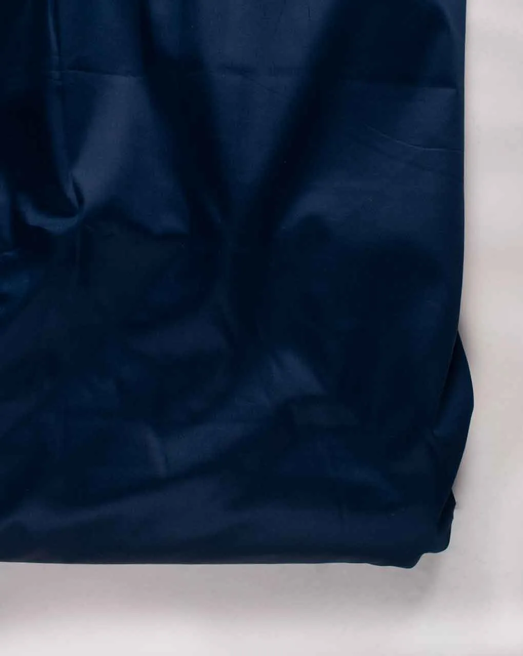 Blue Heavy 60s Cotton Satin Bio Finish Fabric 58"