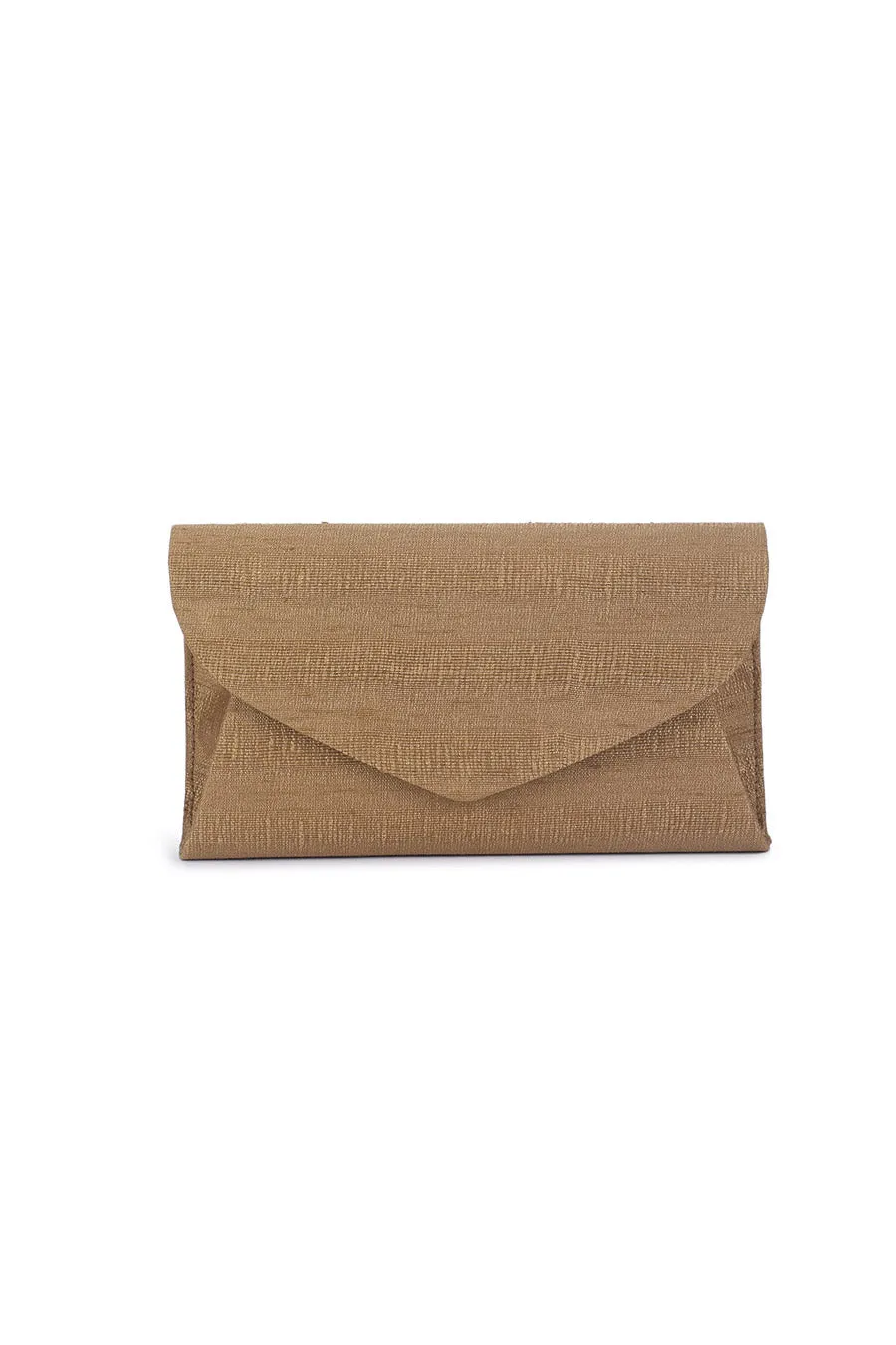 Brown Flap Clutch