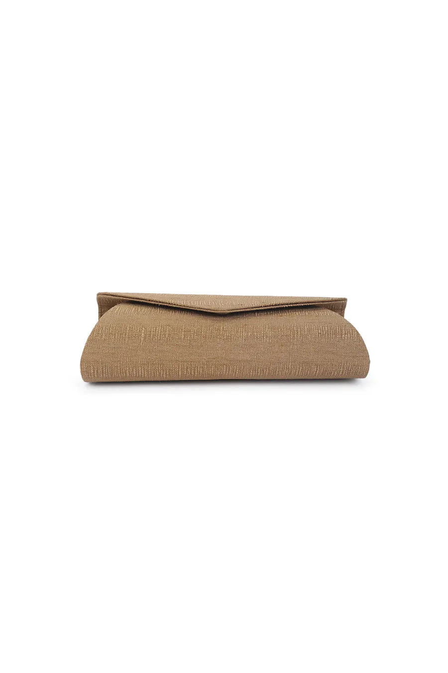 Brown Flap Clutch