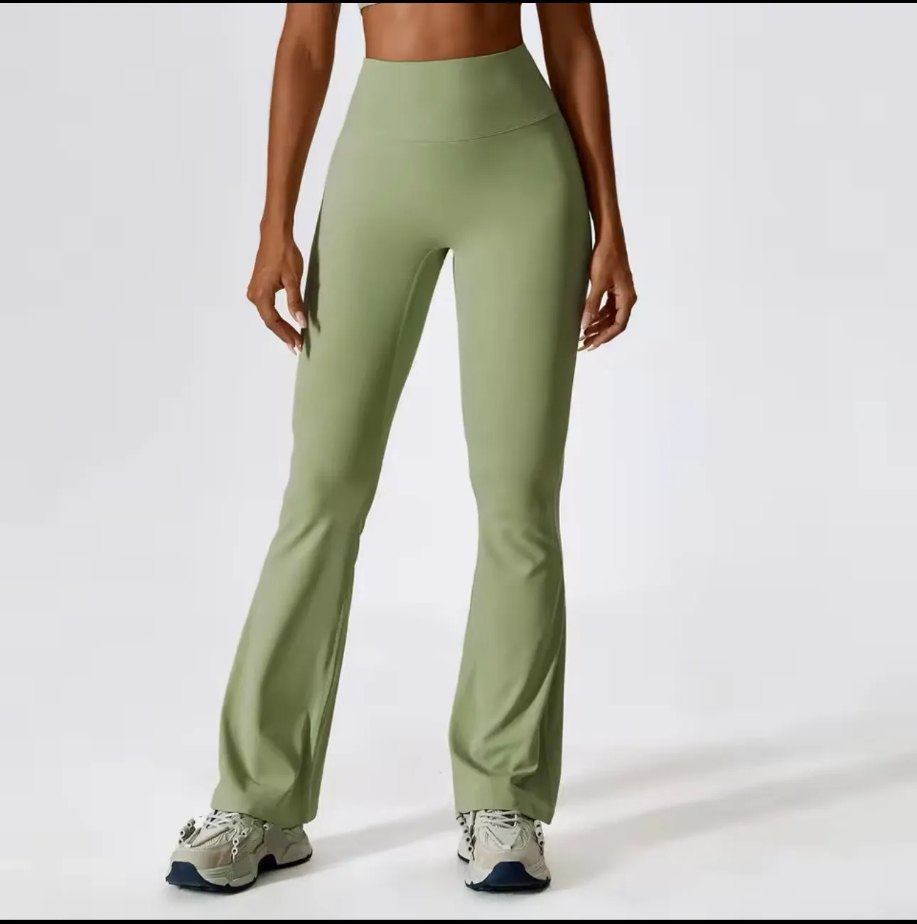 BTR Sculpt Sports Ruched Gym Flares