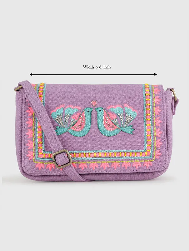 Carina Purple Sling Bag