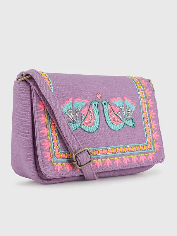 Carina Purple Sling Bag