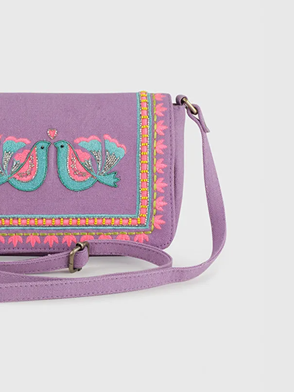 Carina Purple Sling Bag