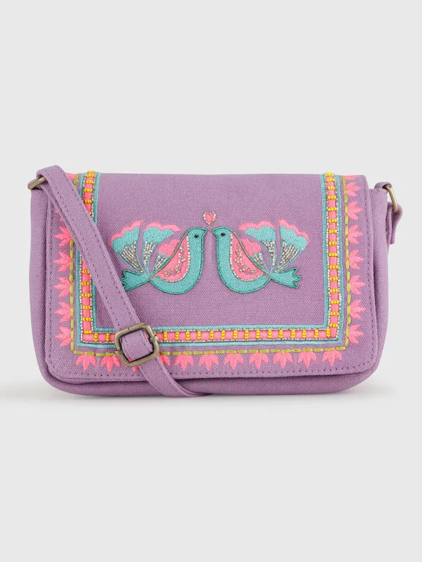 Carina Purple Sling Bag