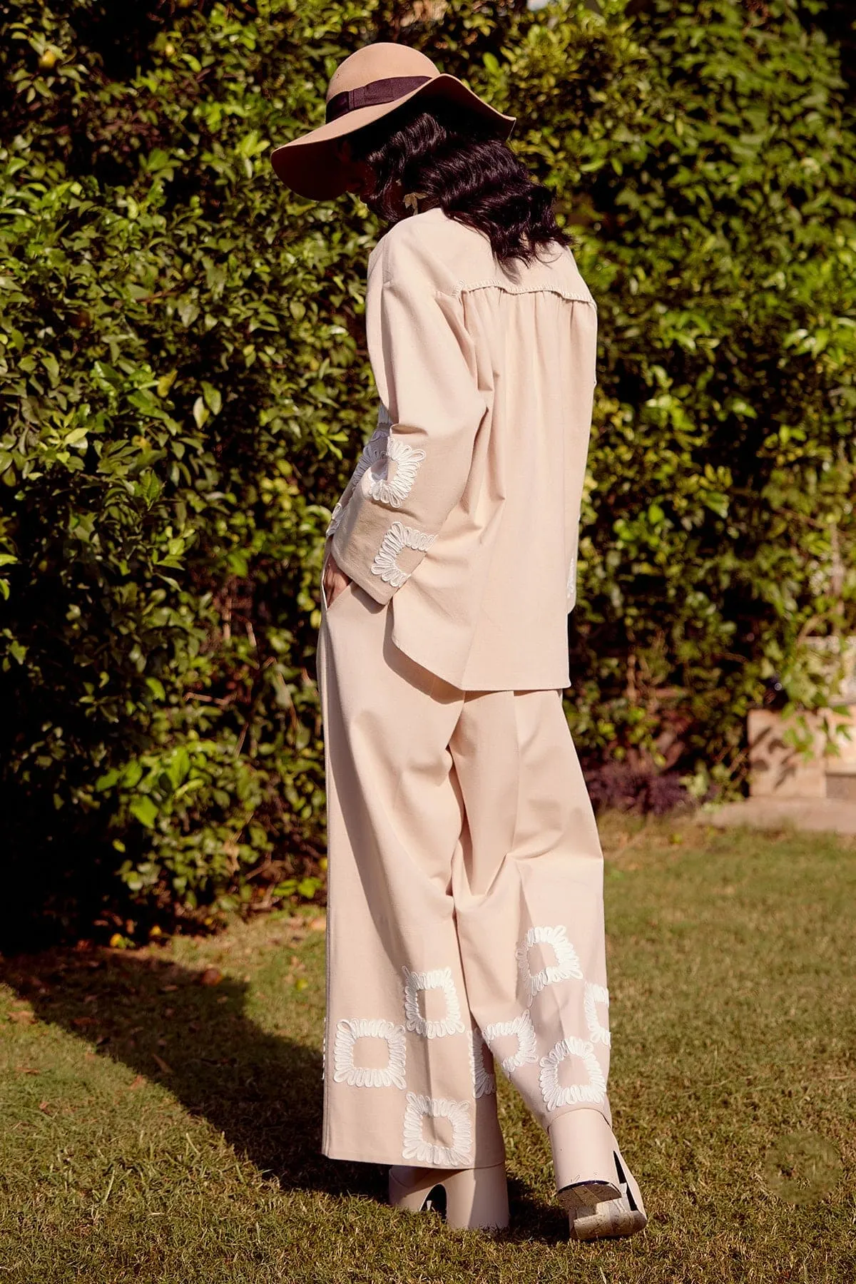 Cora Embroidered Trouser