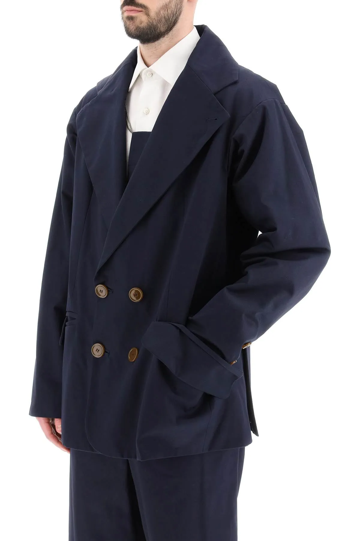cotton twill caban