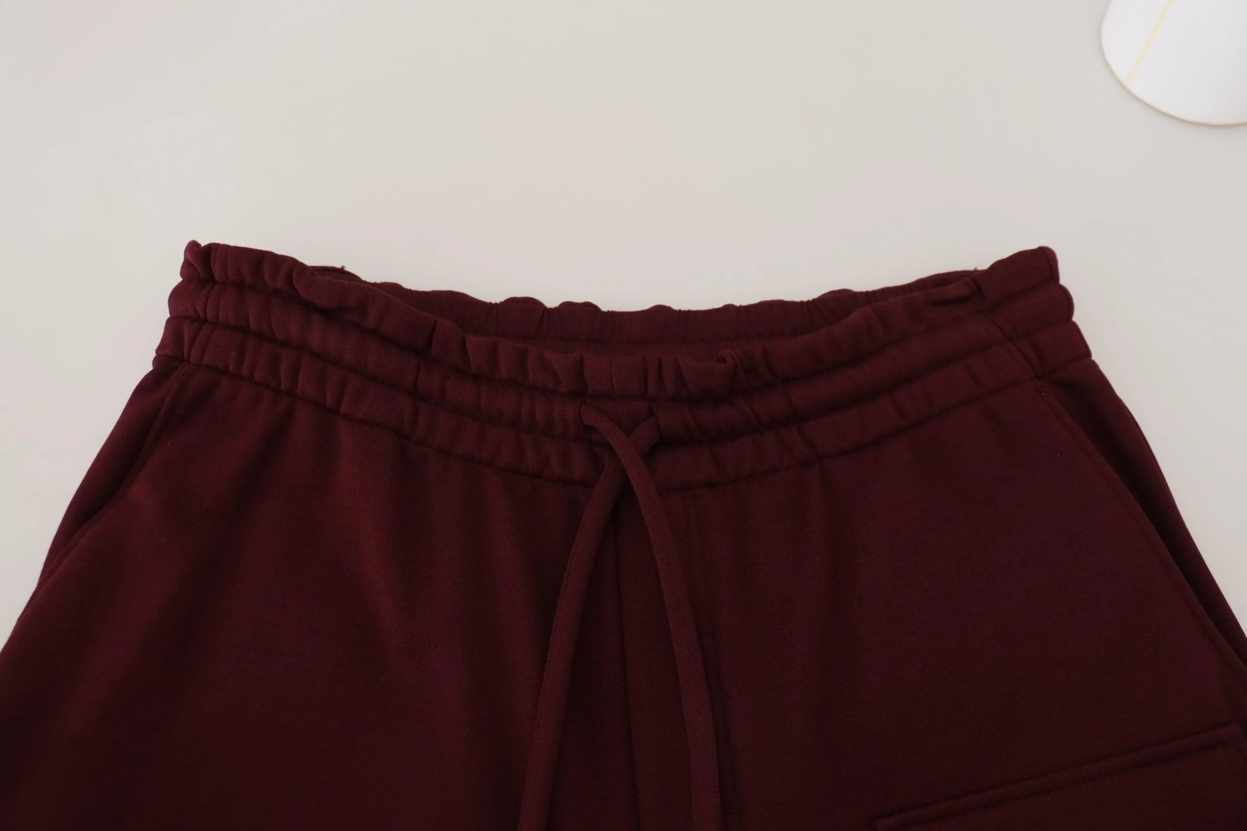 Dolce & Gabbana Elegant Maroon Tailored Shorts