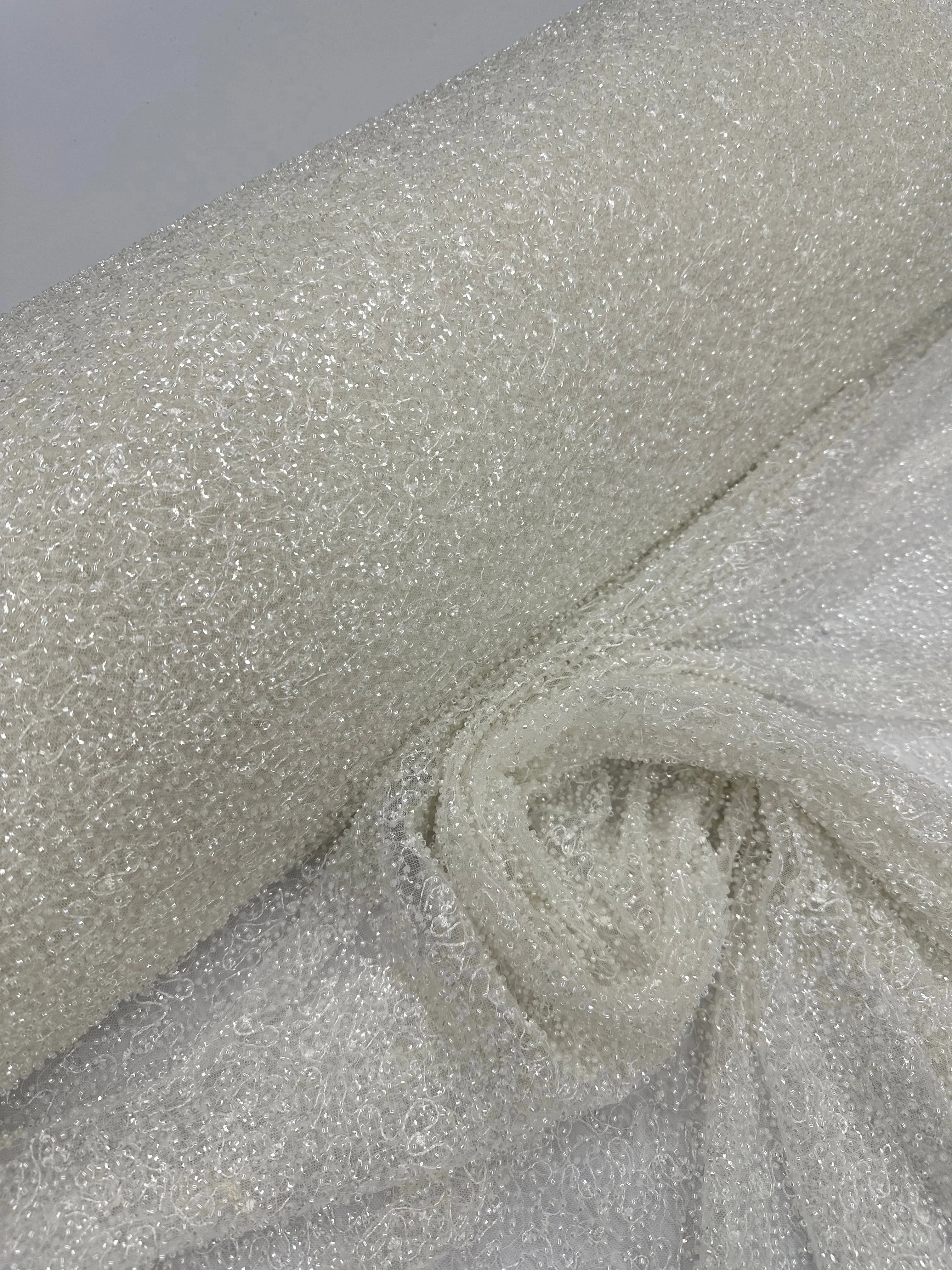 Fully Beaded - White
