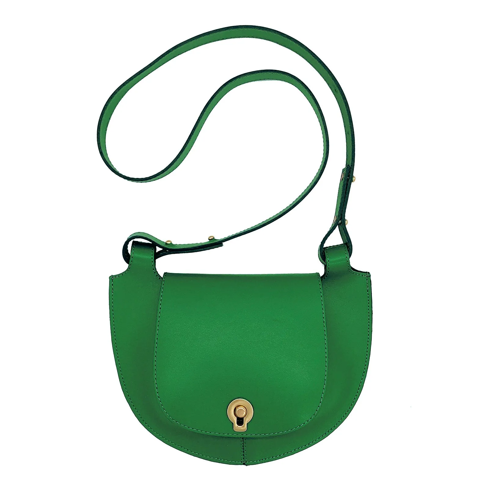 Green Ray Satchel Clutch