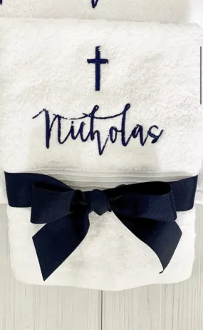 HAND TOWEL EMBROIDERED