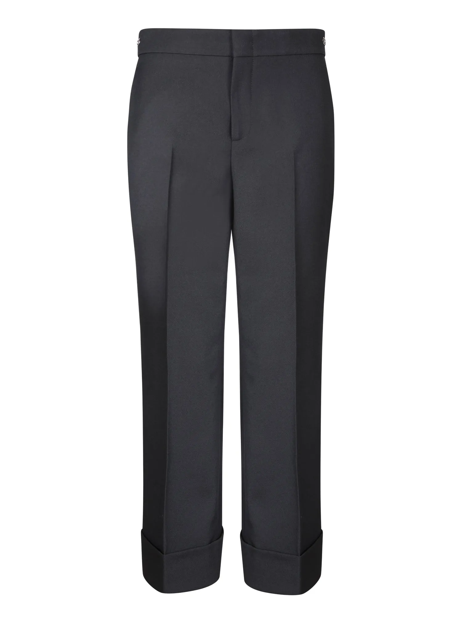 Horsebit black trousers