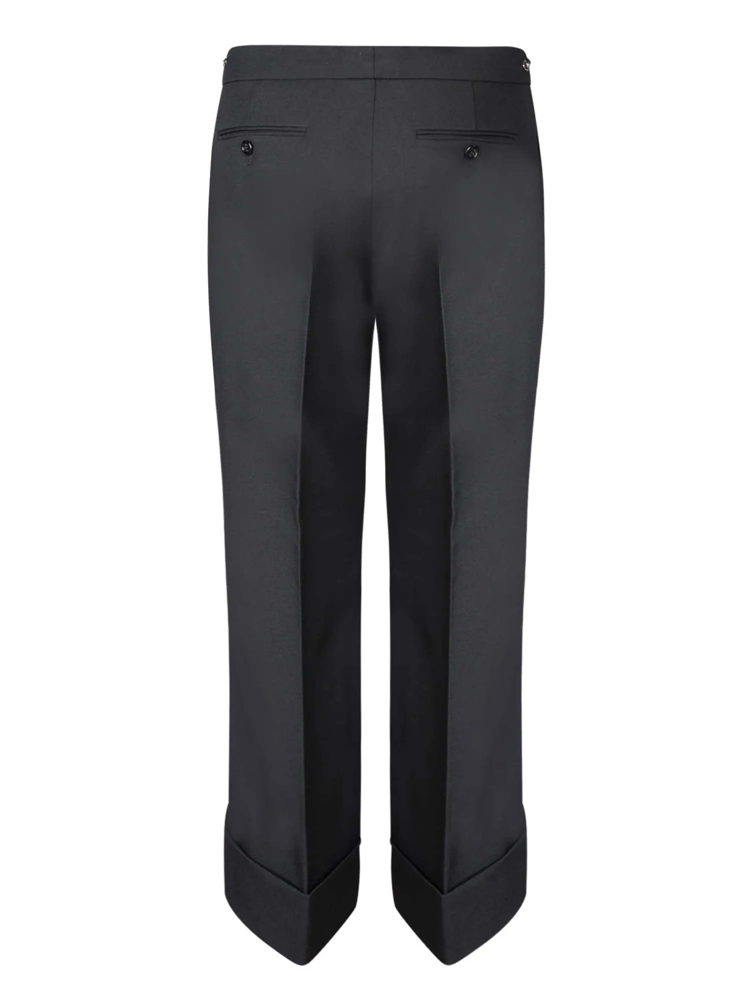 Horsebit black trousers