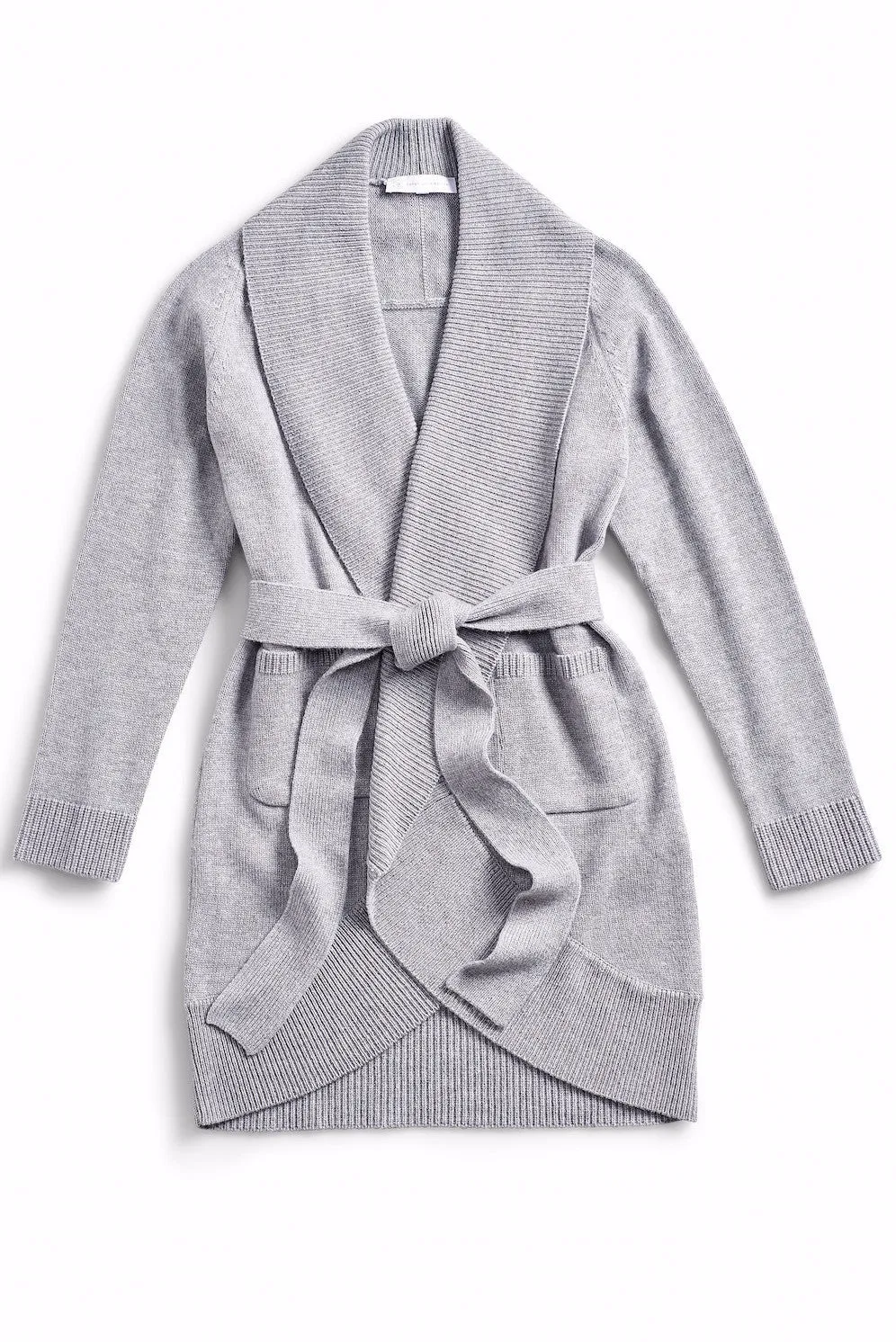 LEILA Wrap Cashmere Cocoon Sweater
