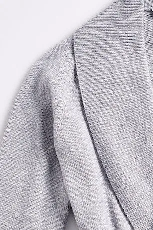 LEILA Wrap Cashmere Cocoon Sweater