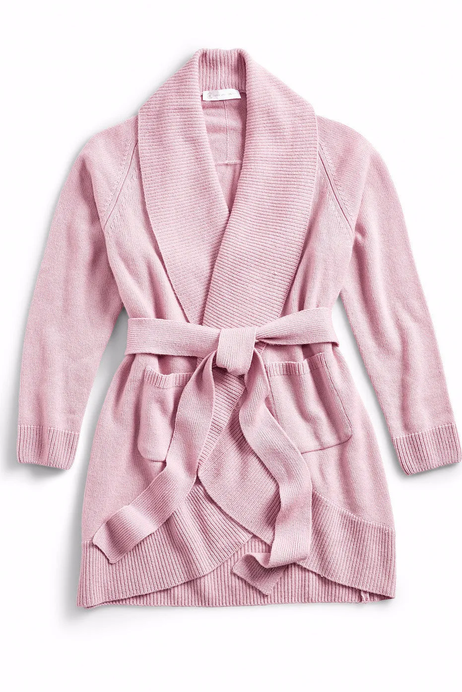 LEILA Wrap Cashmere Cocoon Sweater