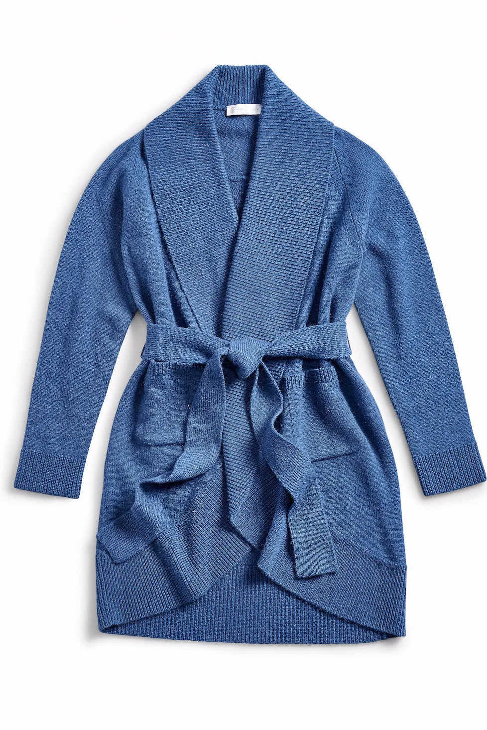 LEILA Wrap Cashmere Cocoon Sweater