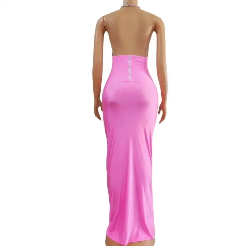 Luxury Club Dresses Sexy Beaded