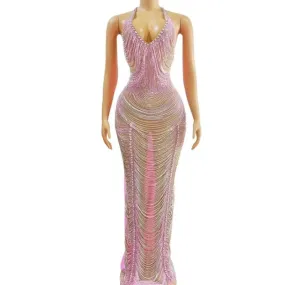 Luxury Club Dresses Sexy Beaded