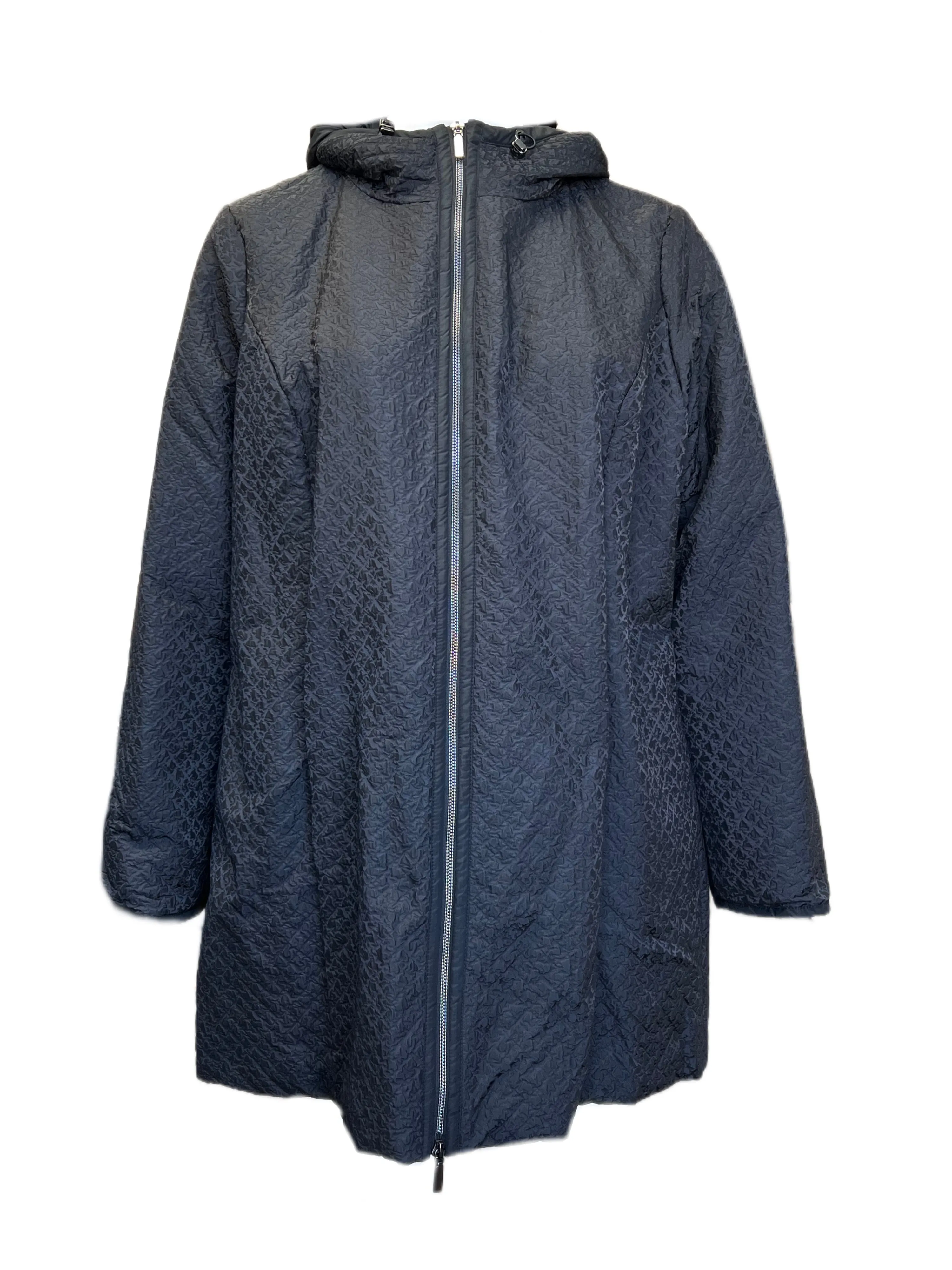 Marina Rinaldi Women's Black Nocciolo Quilted Jacket NWT