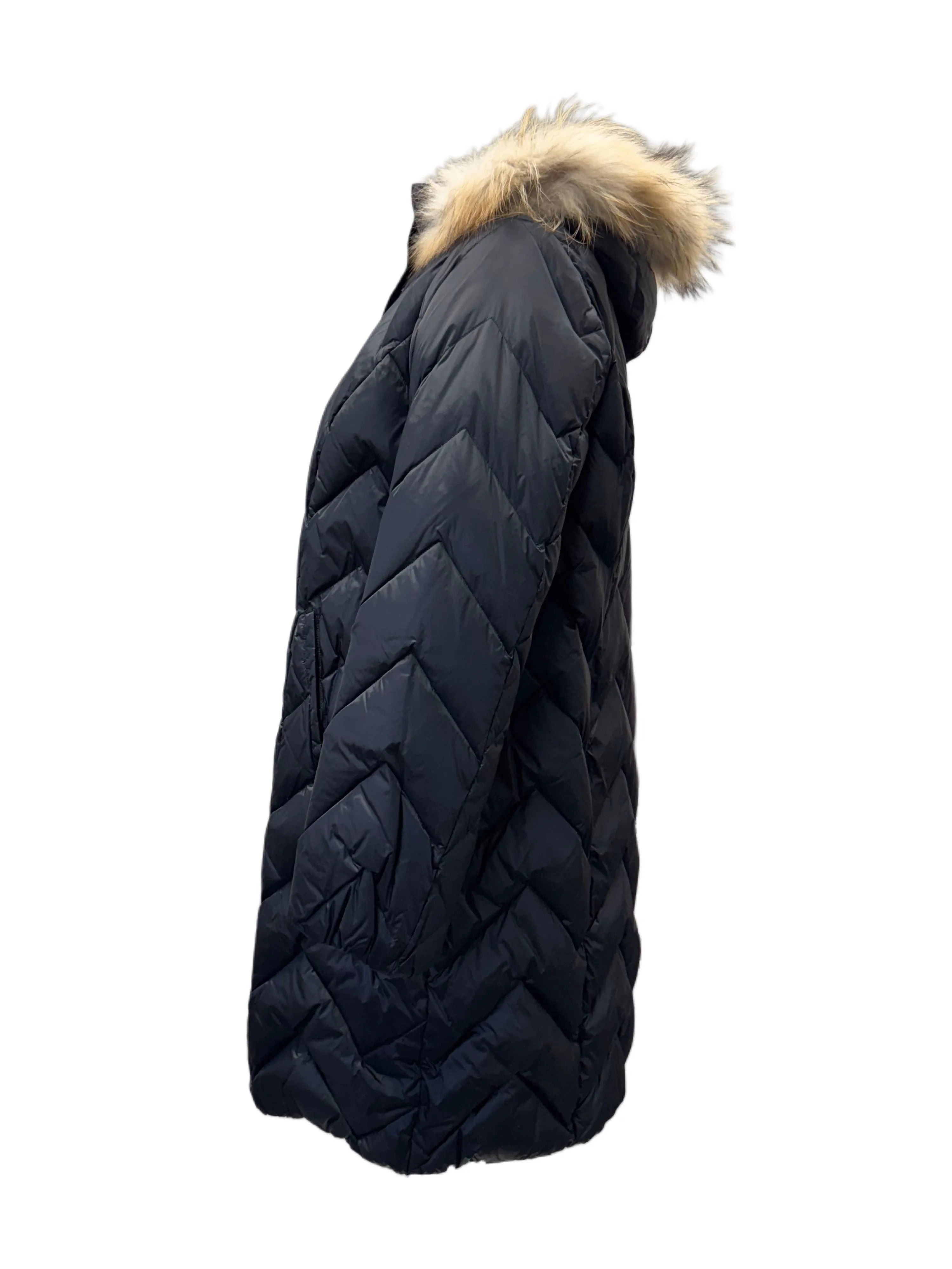 Marina Rinaldi Women's Black Pandoro Quilted Jacket NWT