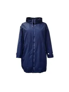 Marina Rinaldi Women's Navy Pagella Quilted Jacket NWT