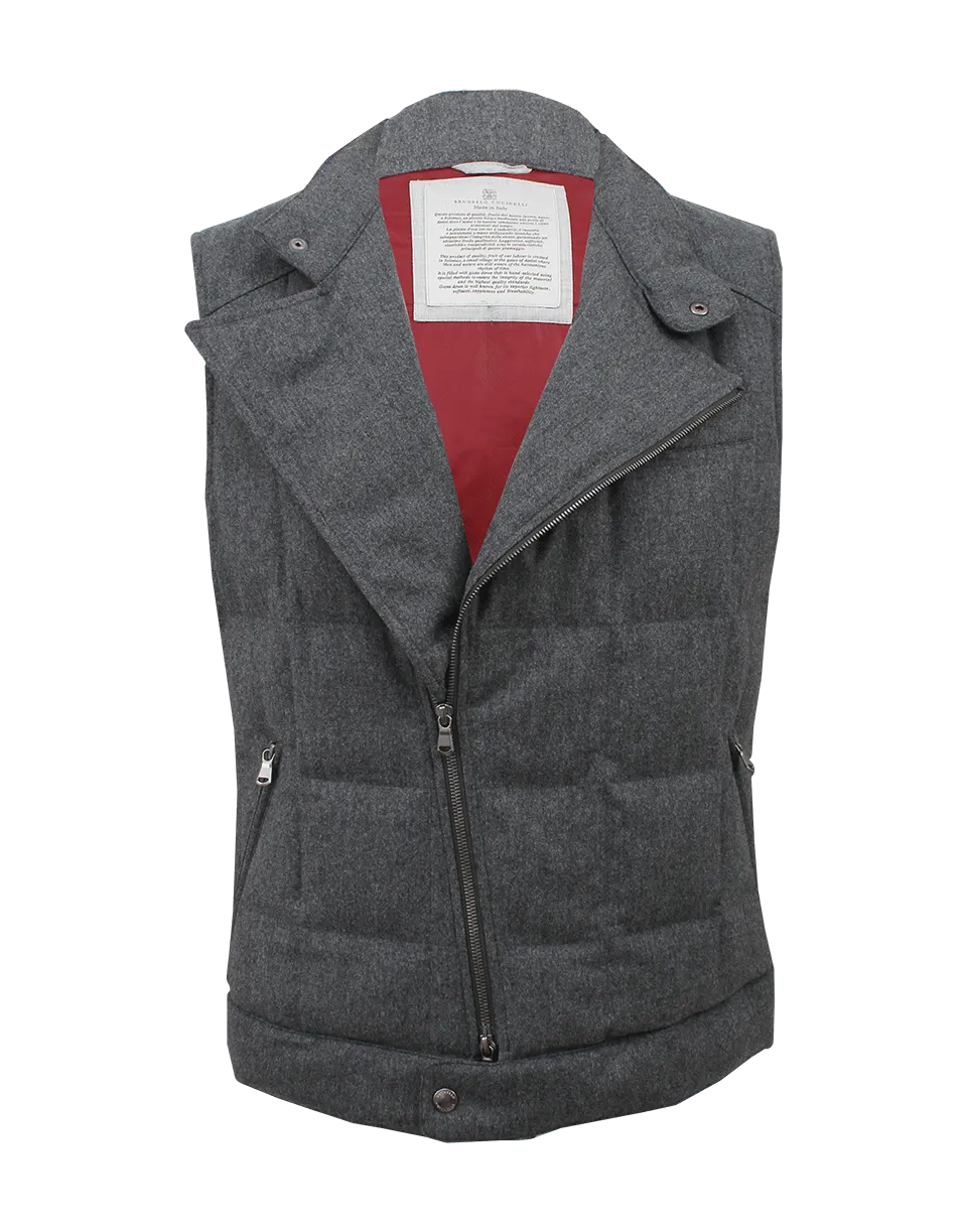 Men’s Flannel Padded Vest