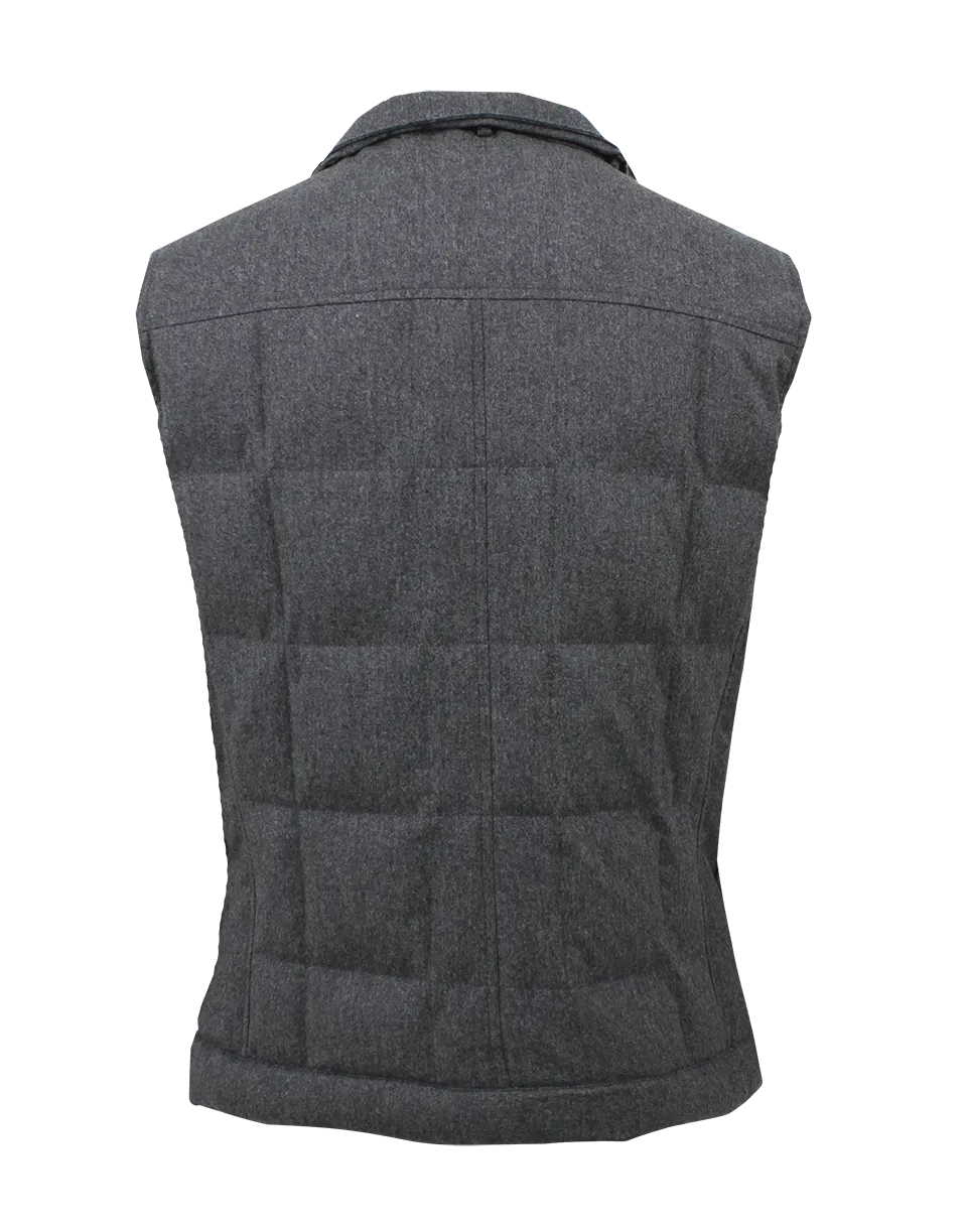 Men’s Flannel Padded Vest