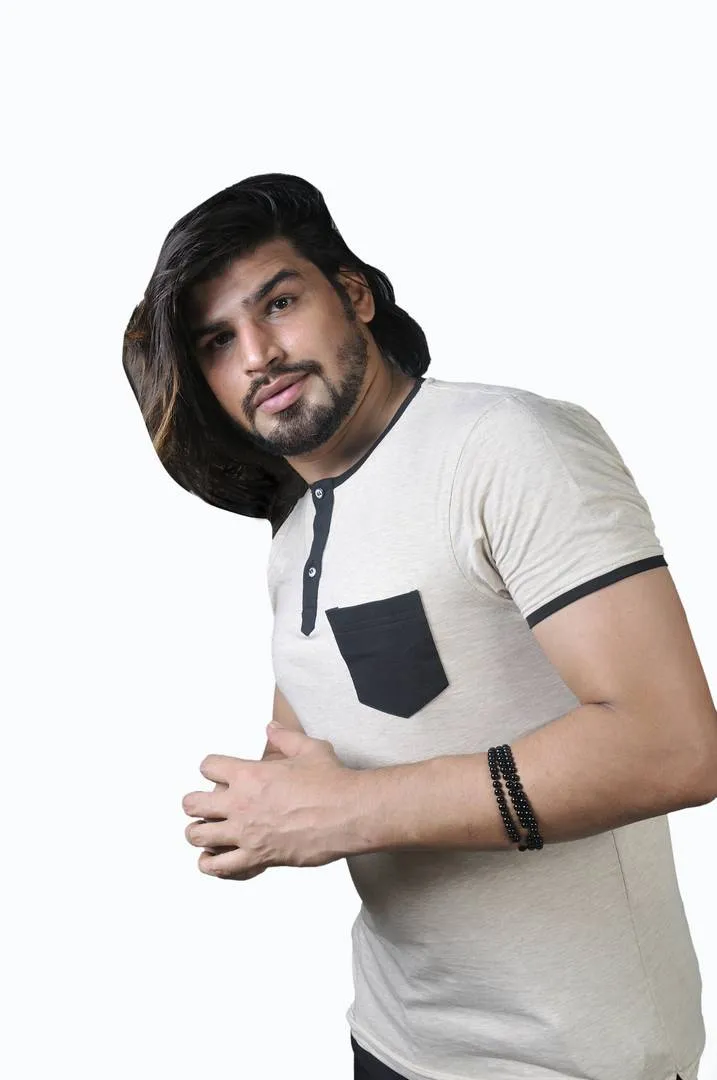 Men's Off White Cotton Self Pattern Henley Tees