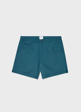 Men's Tailored Swim Short in Lagoon Blue