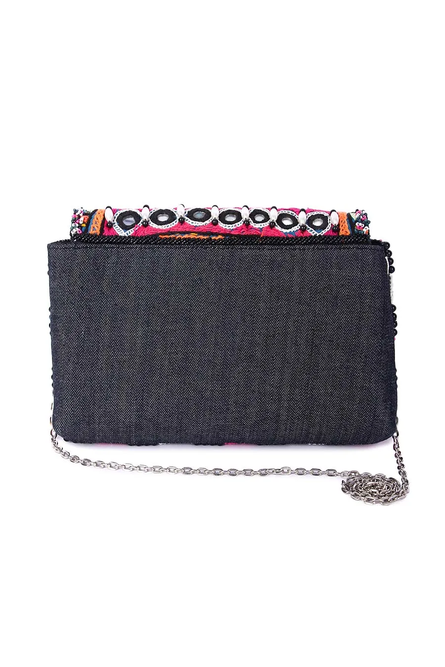 Multicolour Beachy Boho Clutch