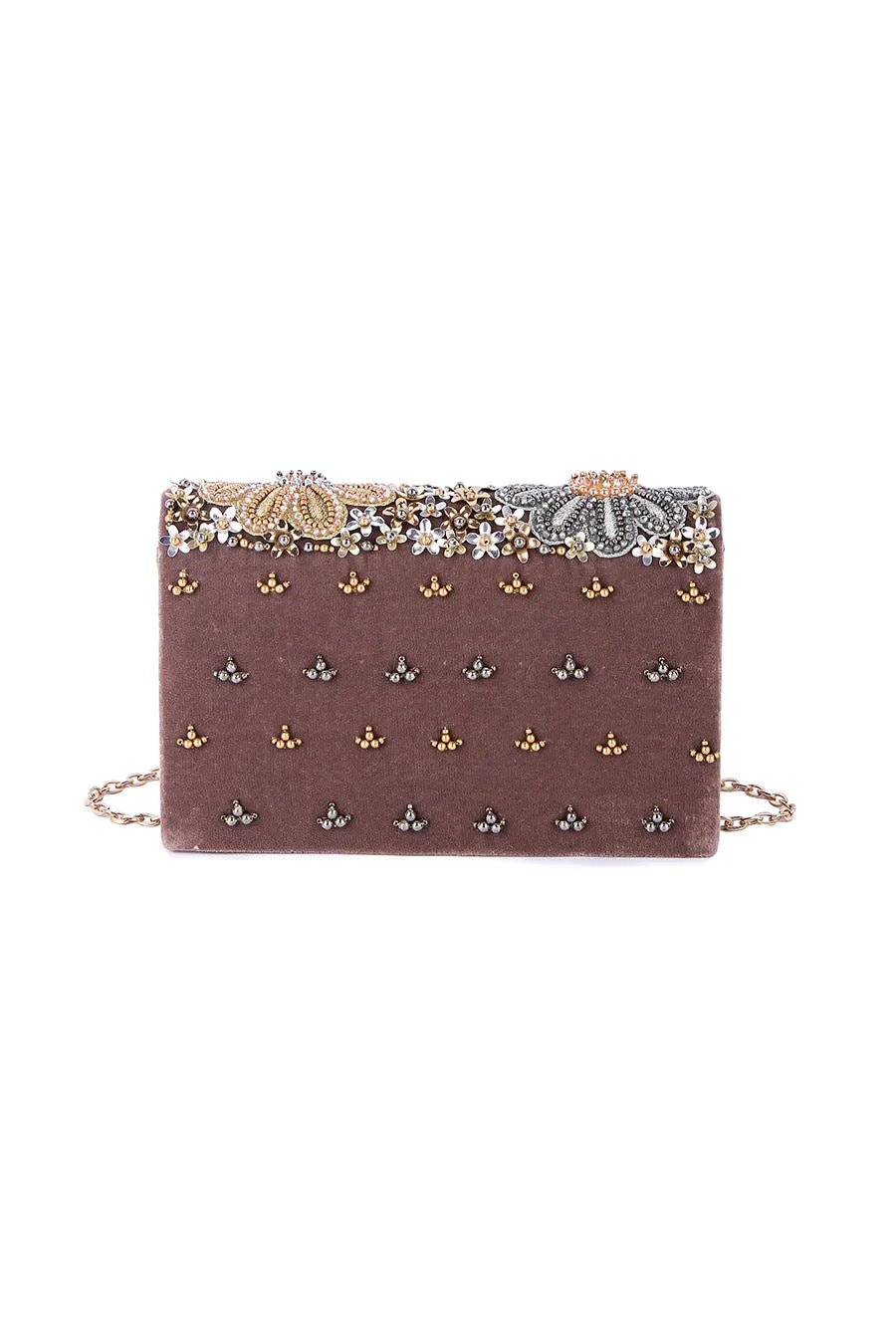 Multicolour Sufiyaana Floral Embroidered Clutch