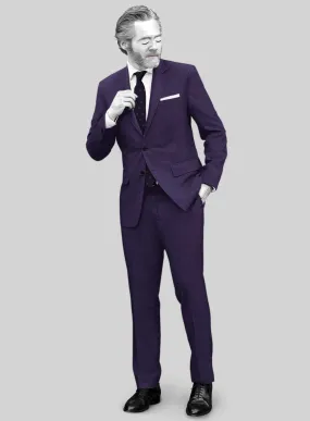 Napolean Violet Wool Suit