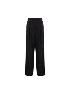 Navigli Wool Wide-Leg Trousers