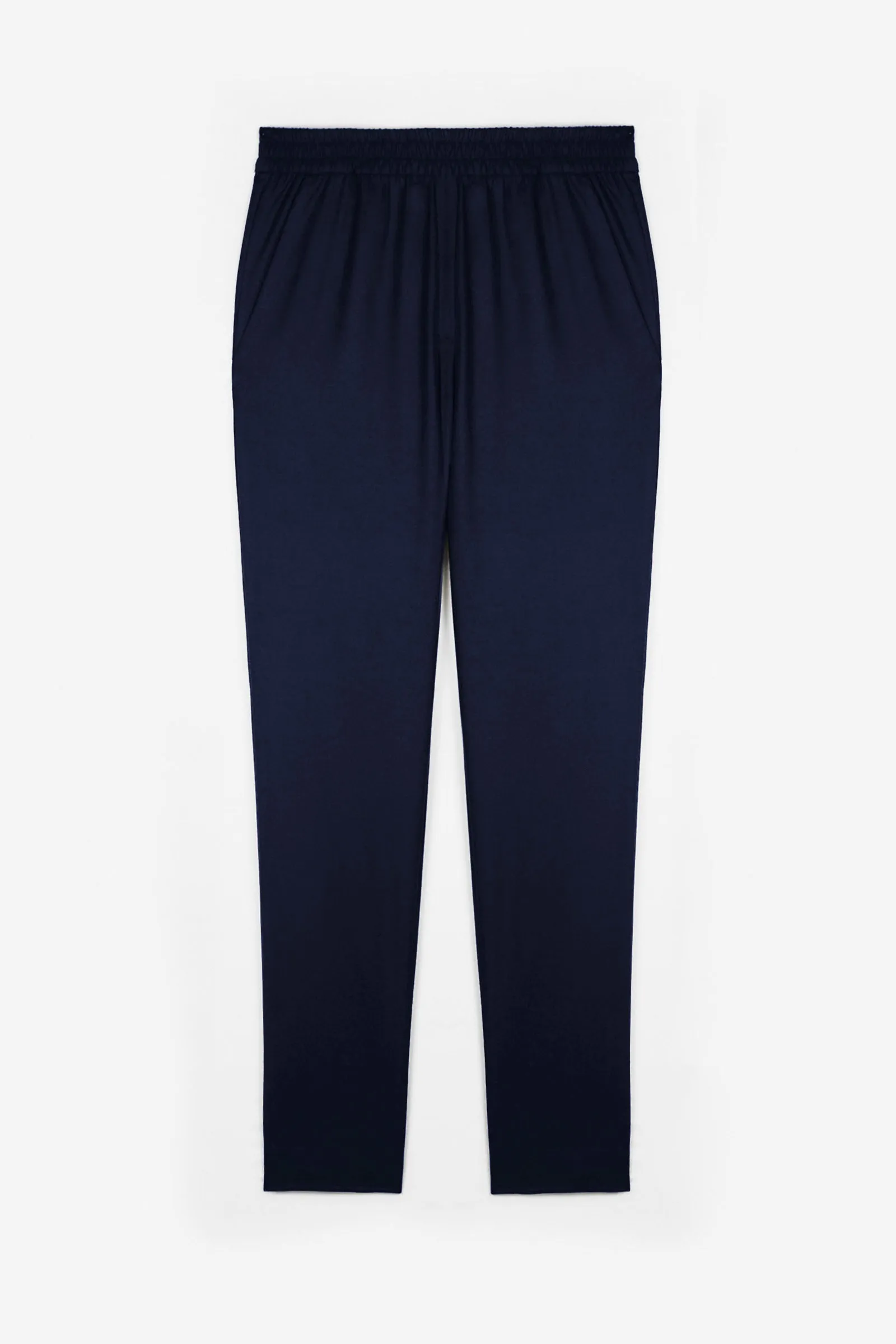 Paolo - Navy - Light Wool Flannel