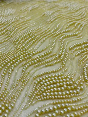 Pearl Beaded -Yellow