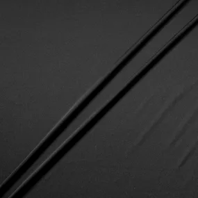 Plain Black Microfibre Satin