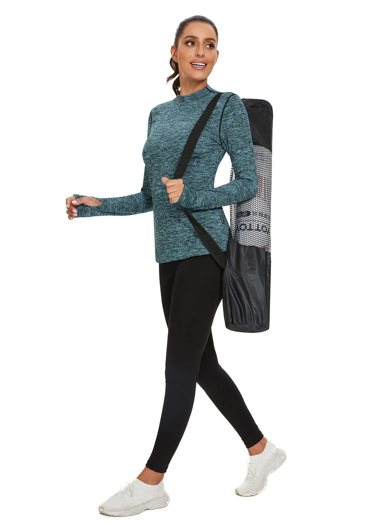 Pullover Fleece Long-sleeve Thermal Tops for Women