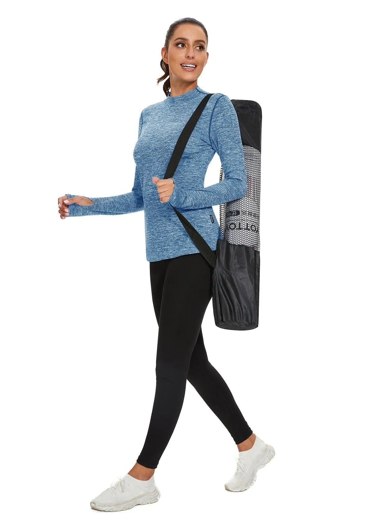 Pullover Fleece Long-sleeve Thermal Tops for Women