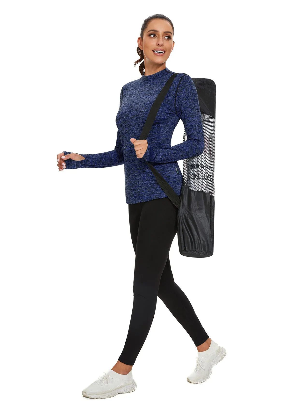 Pullover Fleece Long-sleeve Thermal Tops for Women