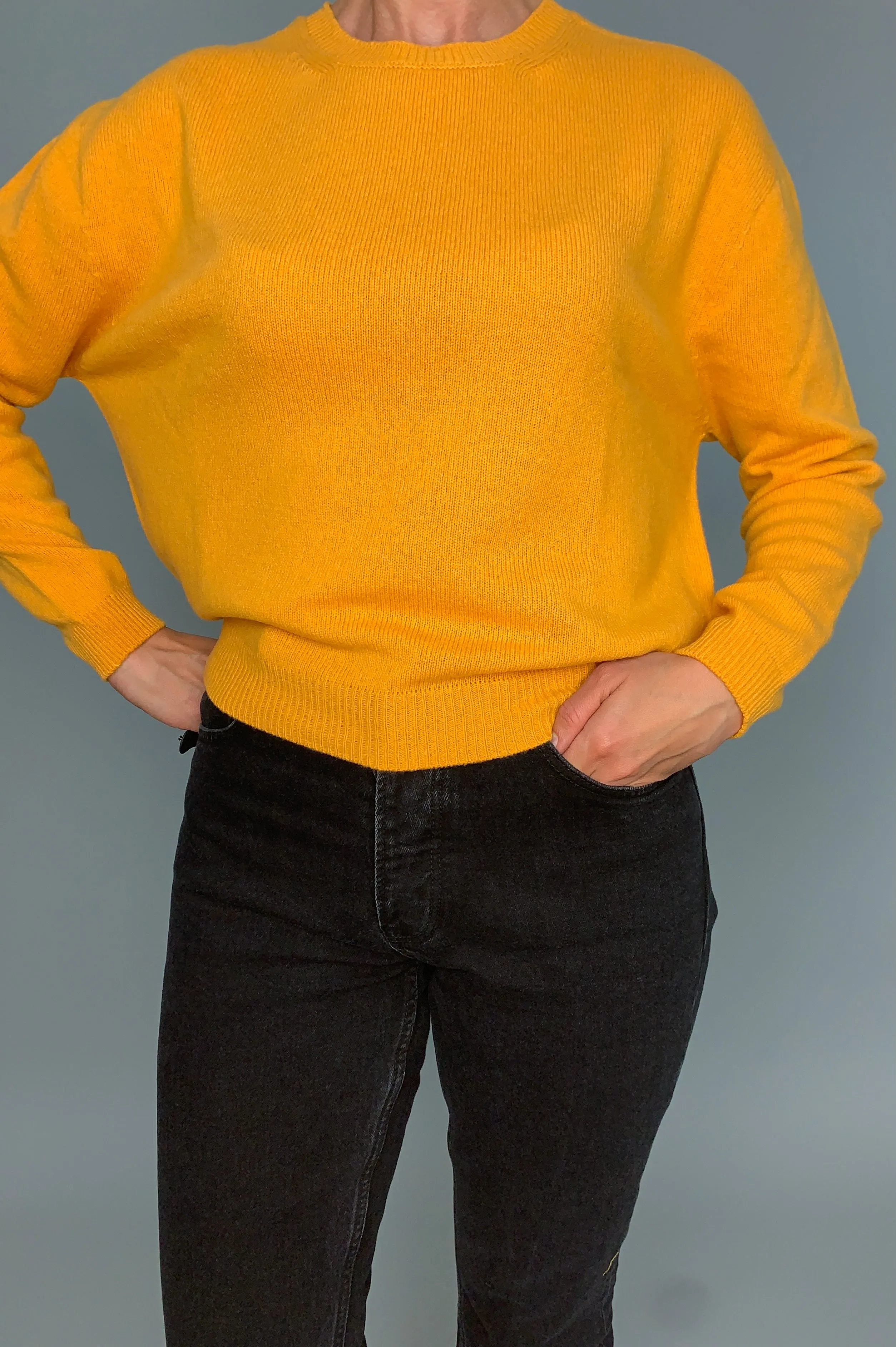 Round Neck Boxy Hybrid Cash Mango
